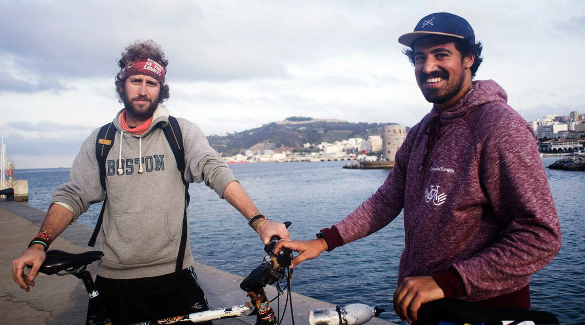 Javier Colorado y Nicolás Merino compartiendo experiencias.