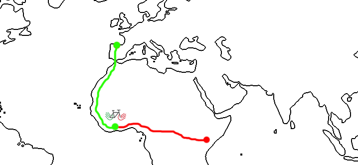 Ruta actual (feb 2017) "La Vuelta a Ellos"
